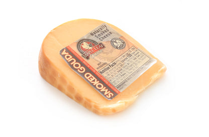 8 ounce piece of smoked gouda cheese
