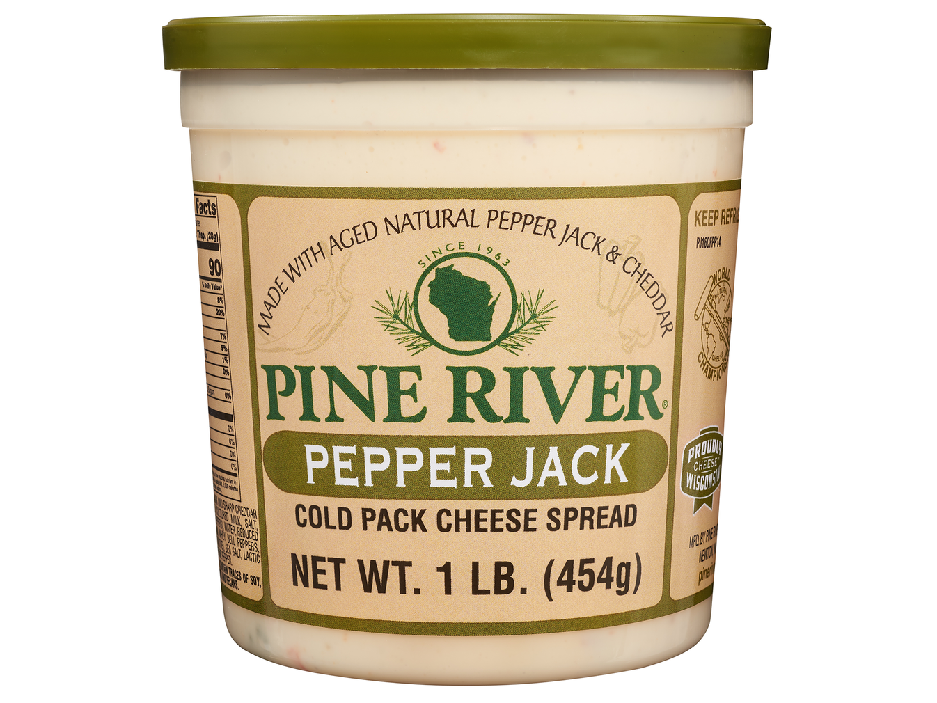 Pepper Jack Cold Pack Cheese Spread Wisconsin Cheese Mart