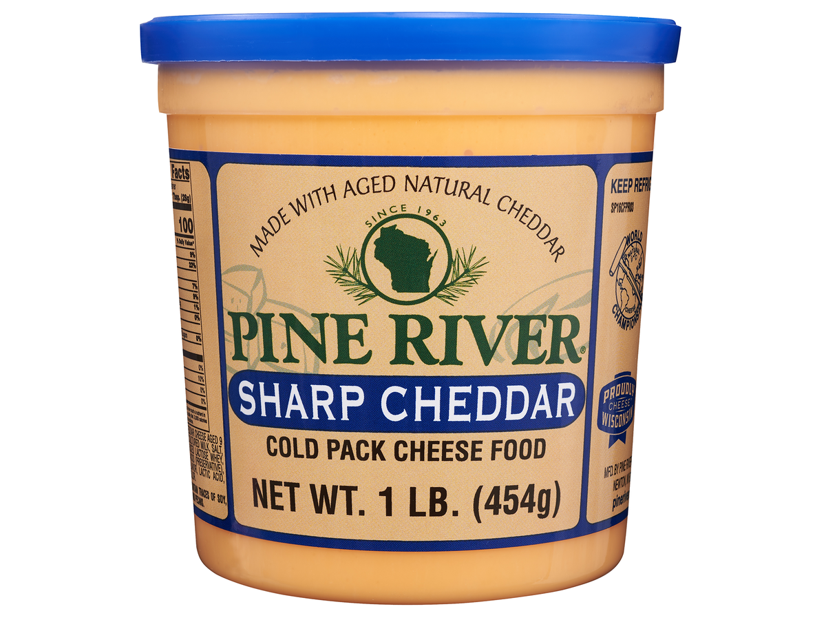 Sharp Cheddar Cold Pack Cheese Spread &ndash; Wisconsin Cheese Mart