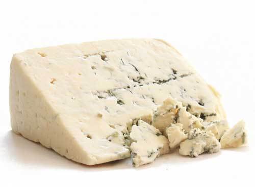 8 ounce piece of wisconsin blue affinee blue cheese