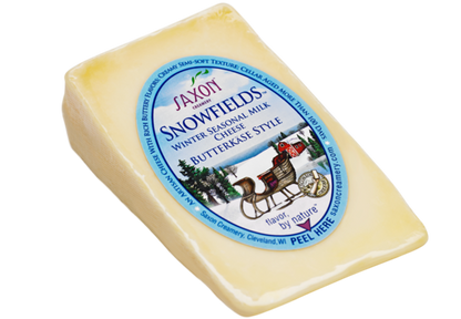 8 ounce piece of snowfields butterkase cheese